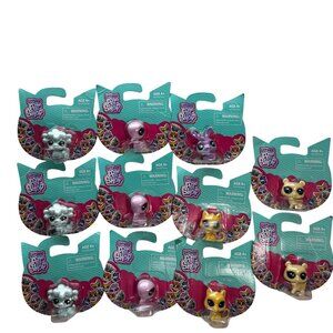 Littlest Pet Shop LP Mini Pet Figurine Toy Gift Cake Topper Toys Lot of 11 New